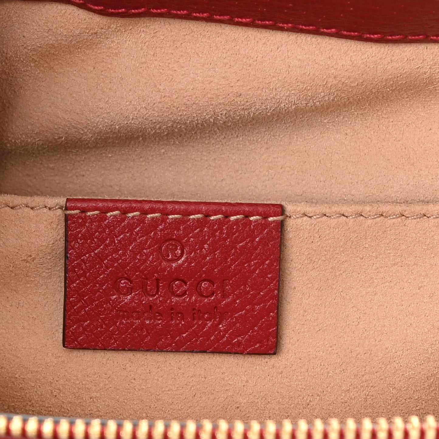GG Supreme Monogram Flora Web Small Ophidia Tote Bag Red