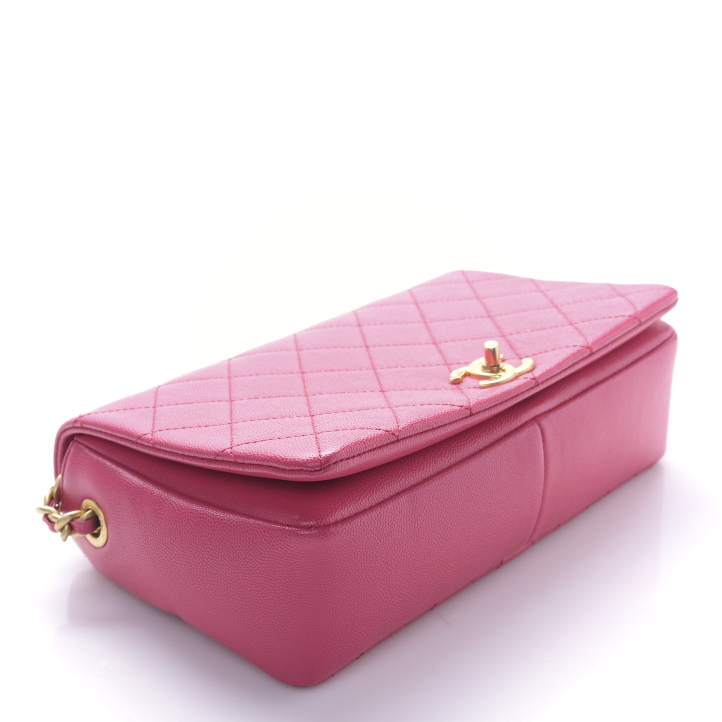 Caviar Quilted Medium Fashion Therapy Flap Bag Pink
