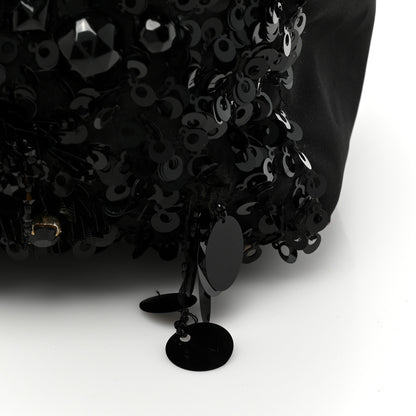 Prada Nylon Sequin Tote Black 11 of 18