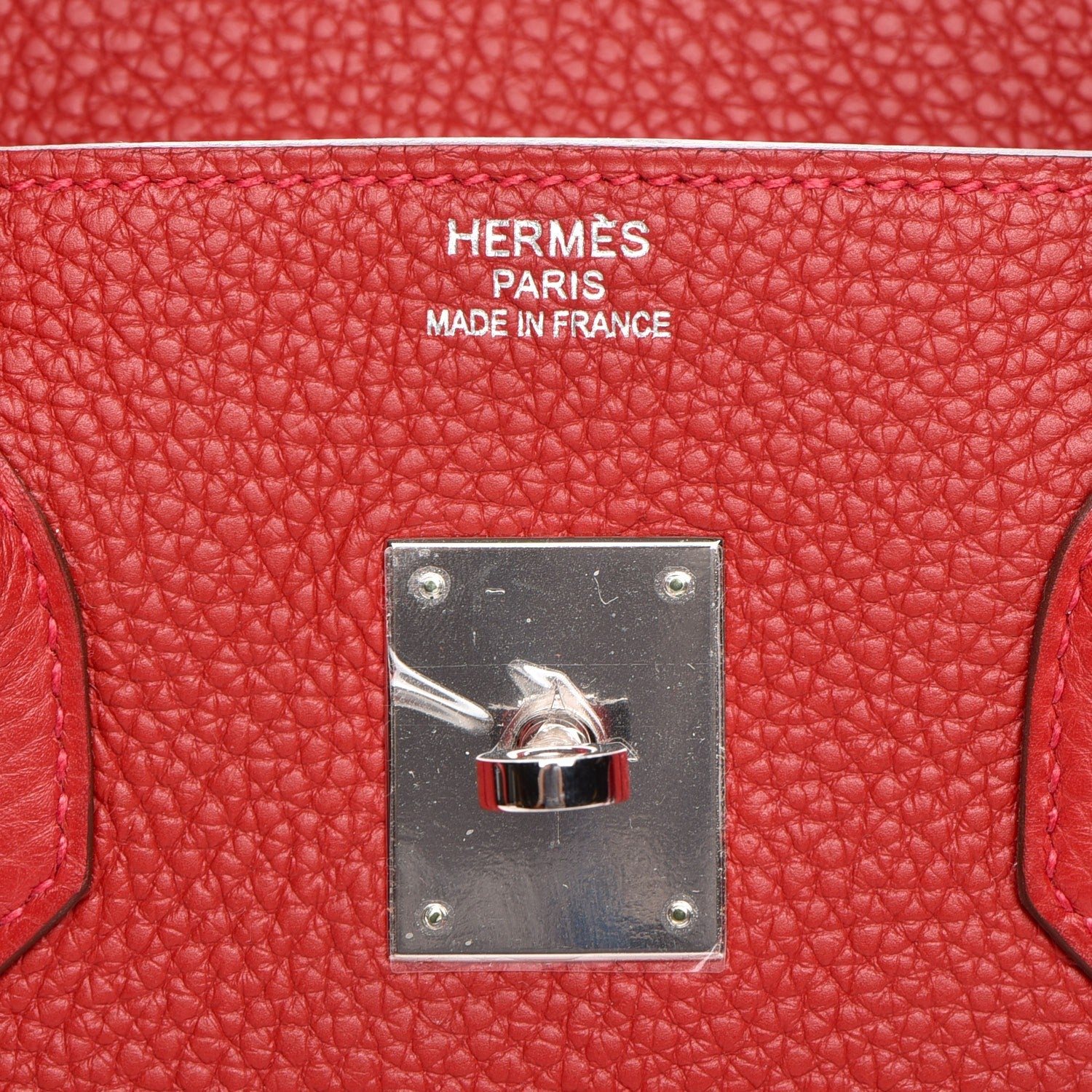 Hermes Togo Birkin 35 Rouge Casaque 14 of 27