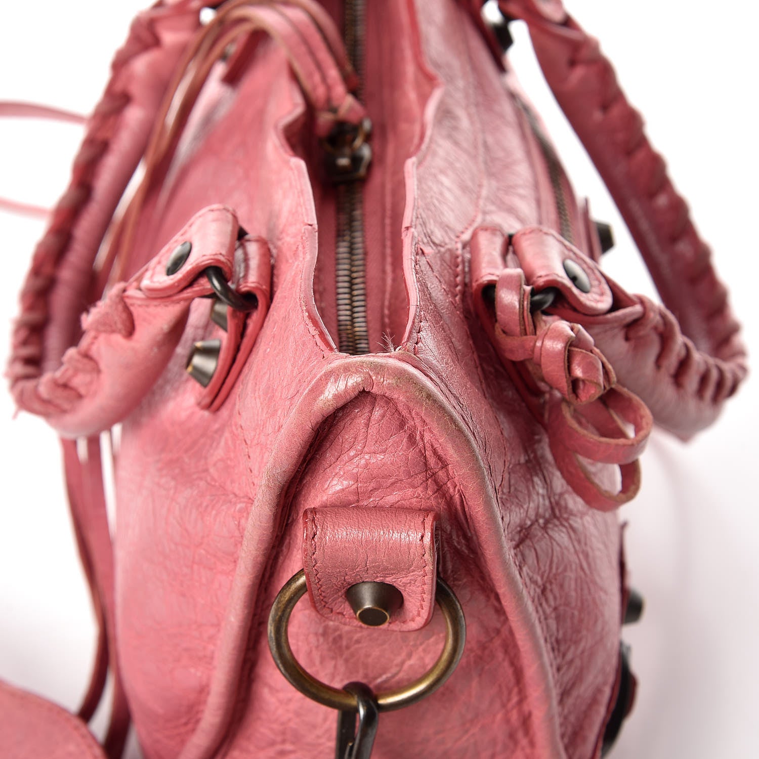 Balenciaga Agneau Classic Hardware Mini City Rose Bombon Raspberry 16 of 26