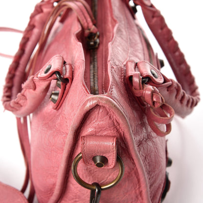 Balenciaga Agneau Classic Hardware Mini City Rose Bombon Raspberry 16 of 26