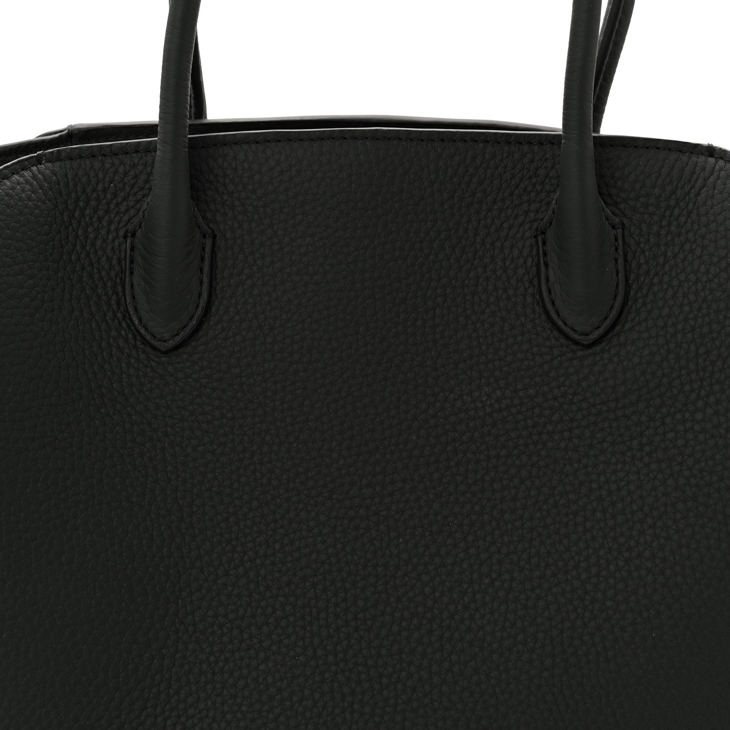 The Row Grained Calfskin Marlo 12 Tote Bag Dark Pine 7 of 10