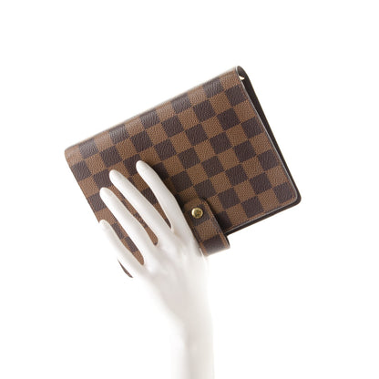 Louis Vuitton Damier Ebene Medium Ring Agenda Cover 2 of 7
