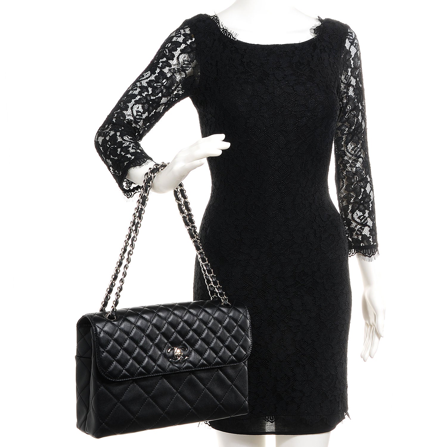 Chanel Calfskin Quilted In the Business Flap Bag Black 2 of 9