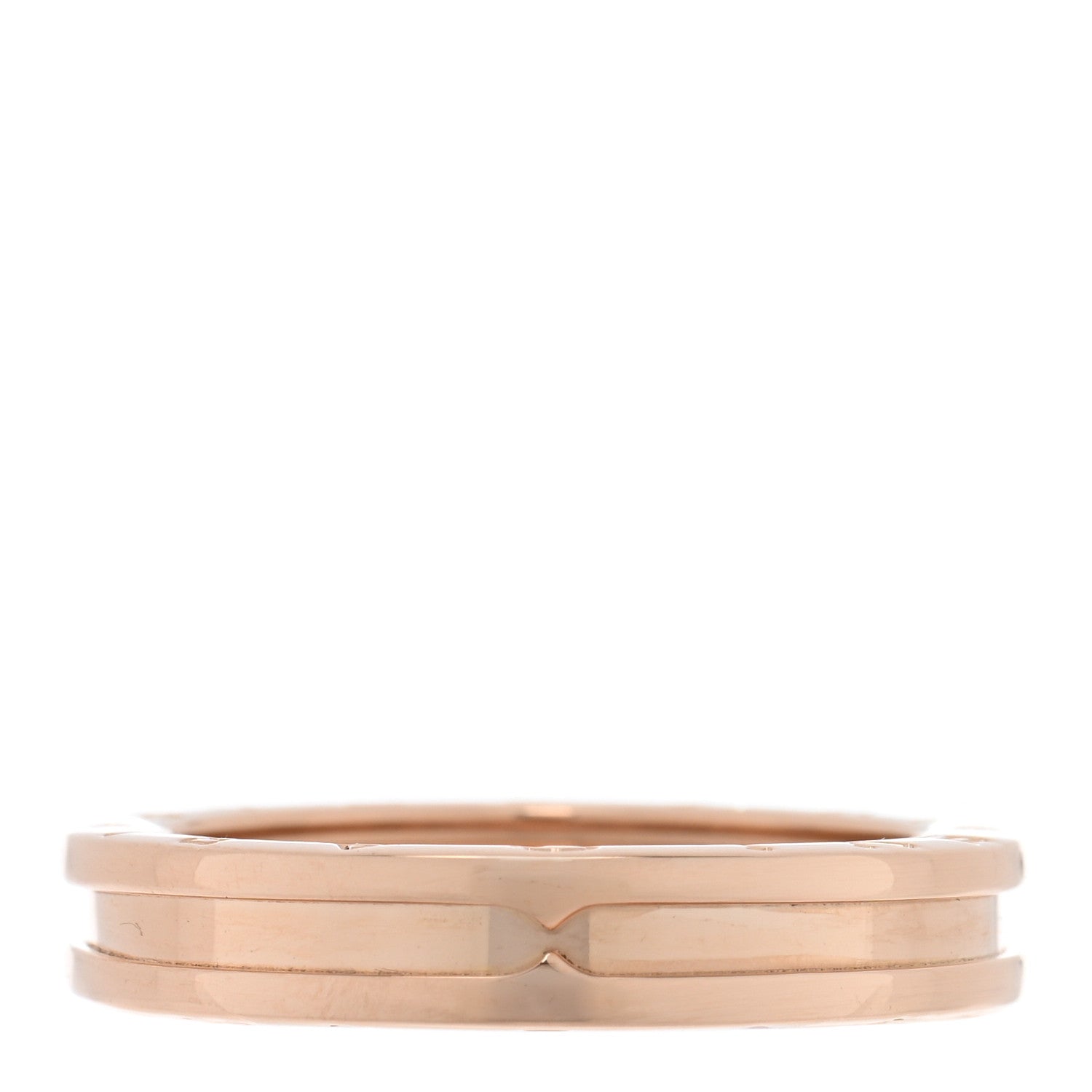 Bulgari 18K Rose Gold B.Zero1 One-Band Ring 62 10 1 of 4