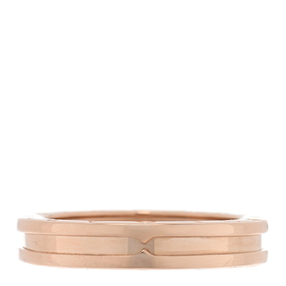 Bulgari 18K Rose Gold B.Zero1 One-Band Ring 62 10 1 of 4