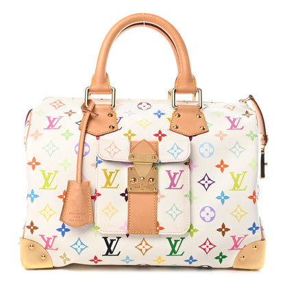 Louis Vuitton Monogram Multicolor Speedy 30 White 1 of 5