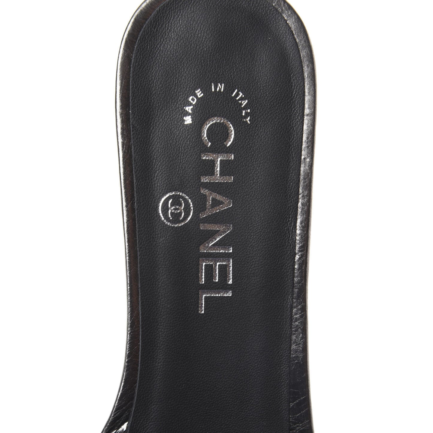 Pearl Embroidery CC Mules 39 Black