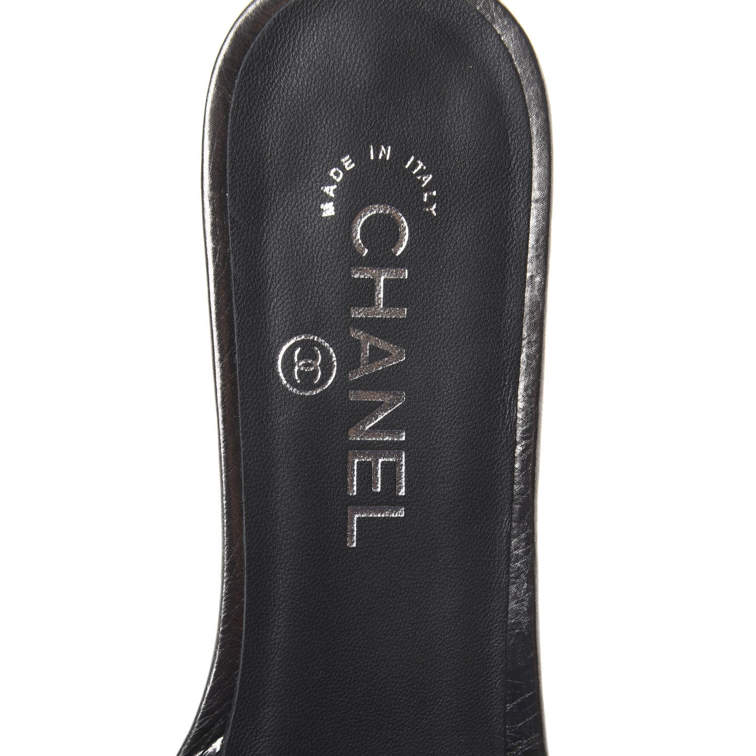 Chanel Pearl Embroidery CC Mules 39 Black 5 of 7