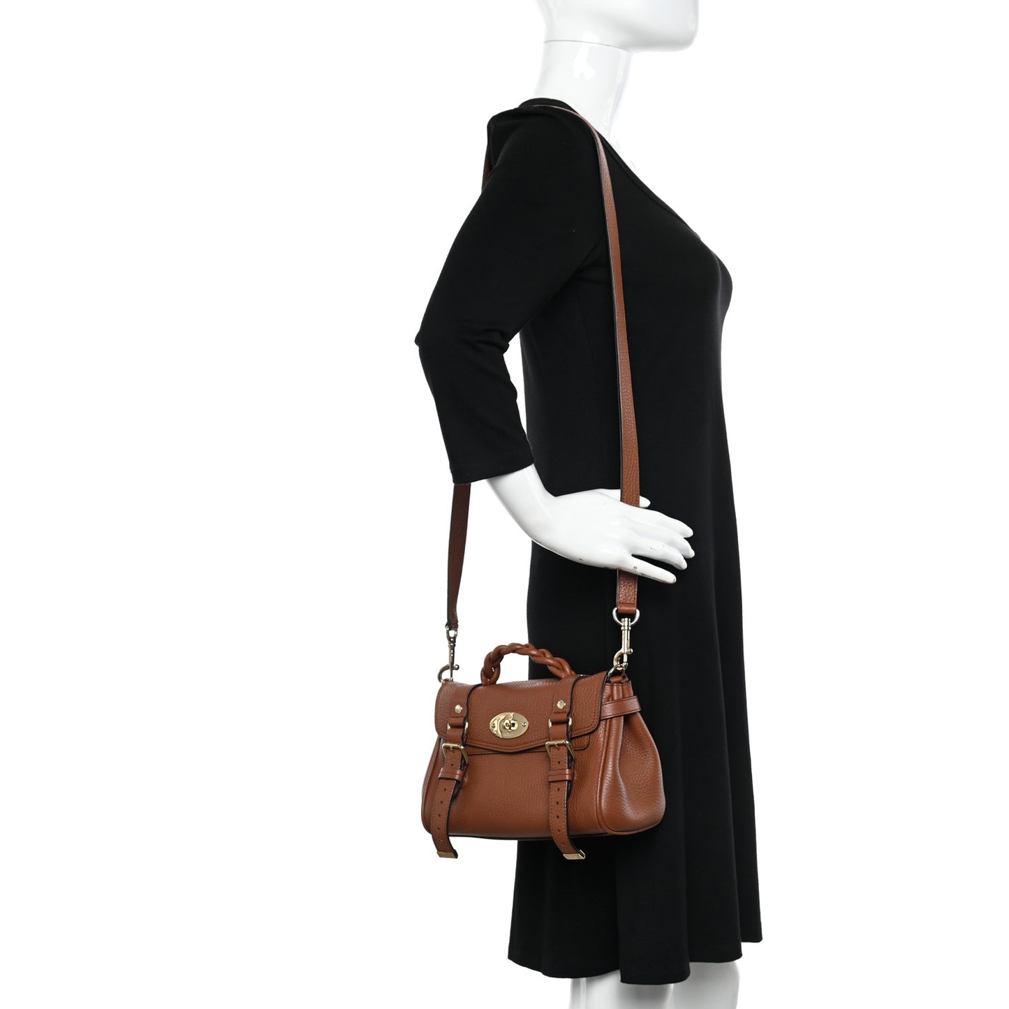 Heavy Grain Mini Alexa Chestnut