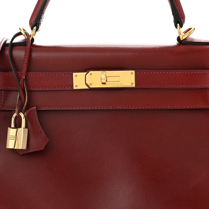 Hermes Box Kelly Retourne 28 Rouge H 8 of 11