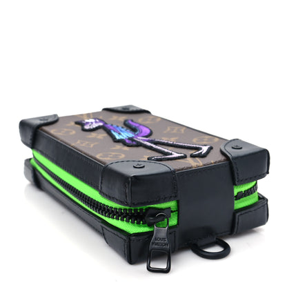 Louis Vuitton Monogram Embroidered Cartoon LV Friends Soft Trunk Phone Box 3 of 6