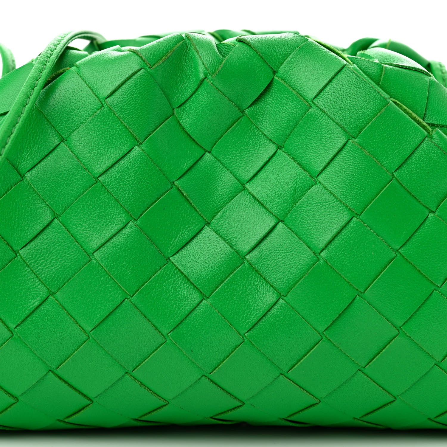 Bottega Veneta Nappa Intrecciato The Mini Pouch Clutch Parakeet 9 of 12
