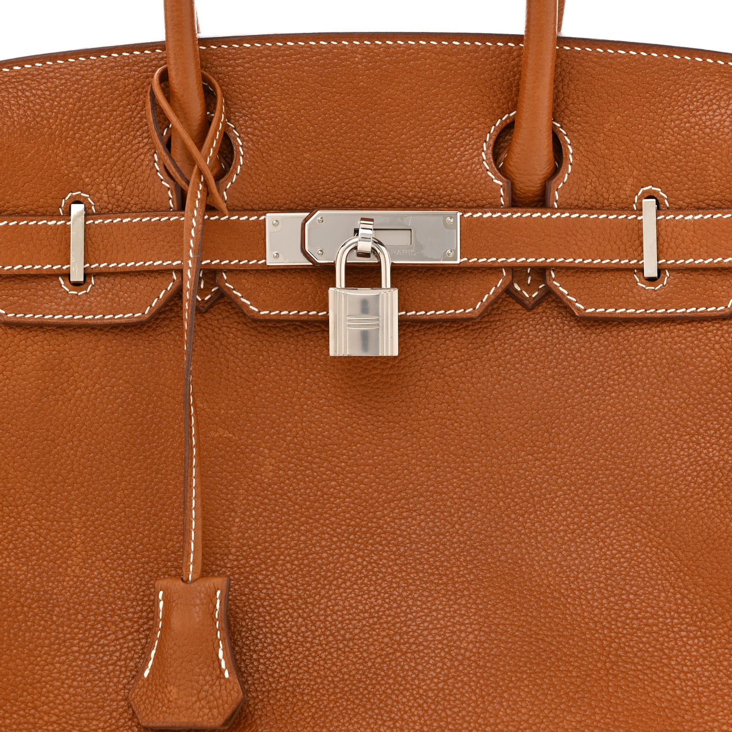 Natural Barenia Faubourg Birkin 30 Fauve