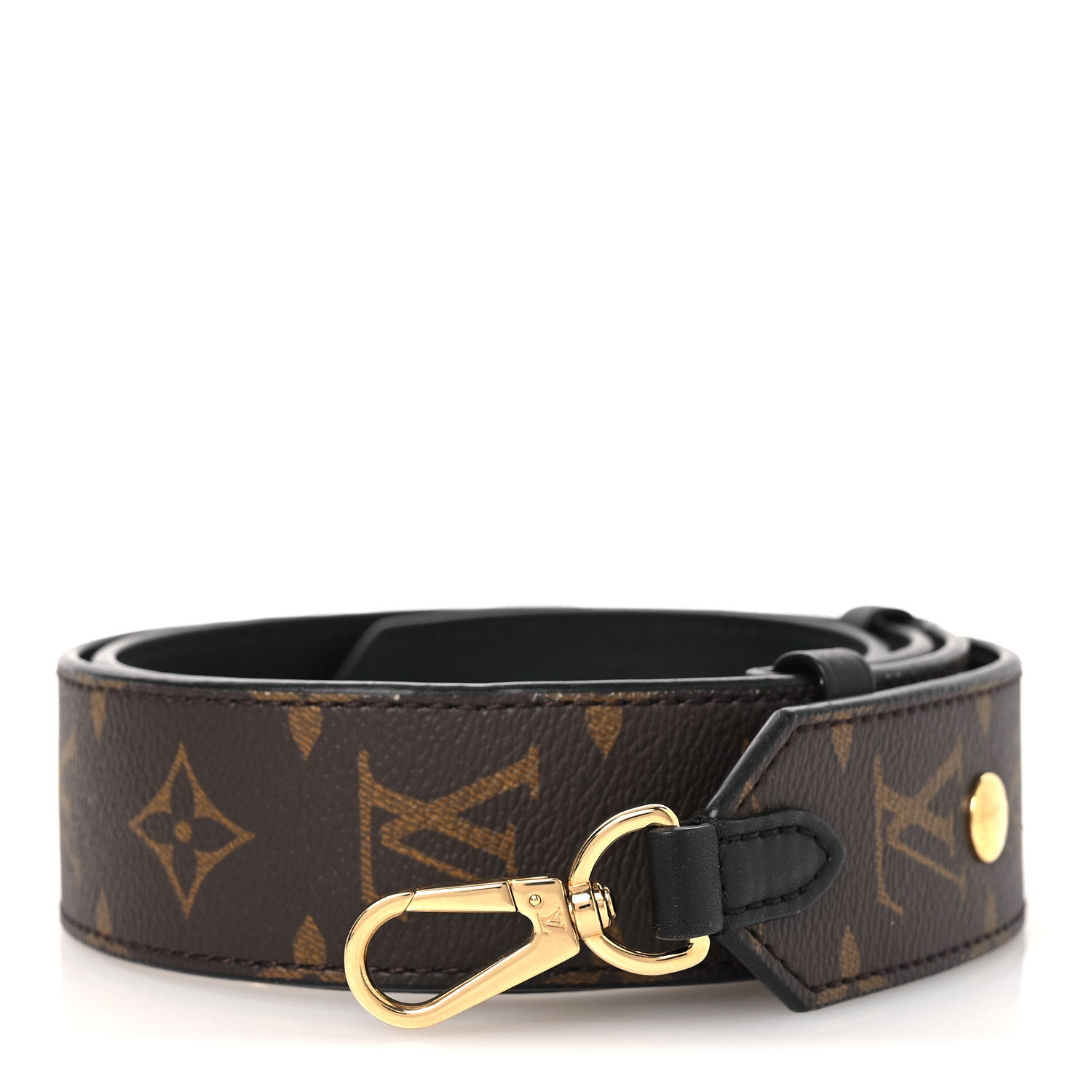 Louis Vuitton Monogram Adjustable Bandouliere Shoulder Strap Black 1 of 5