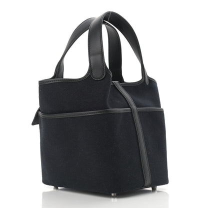 Hermes Toile Goeland Swift Cargo Picotin Lock 18 Black 3 of 13