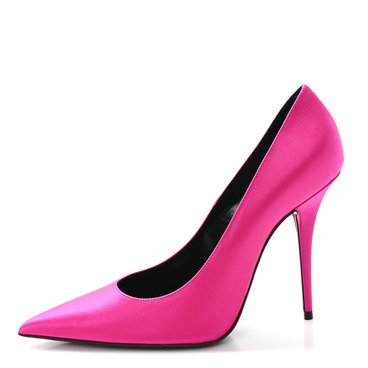 Saint Laurent Satin Crepe Marylin 110 Pumps 36.5 Fuchsia 1 of 9