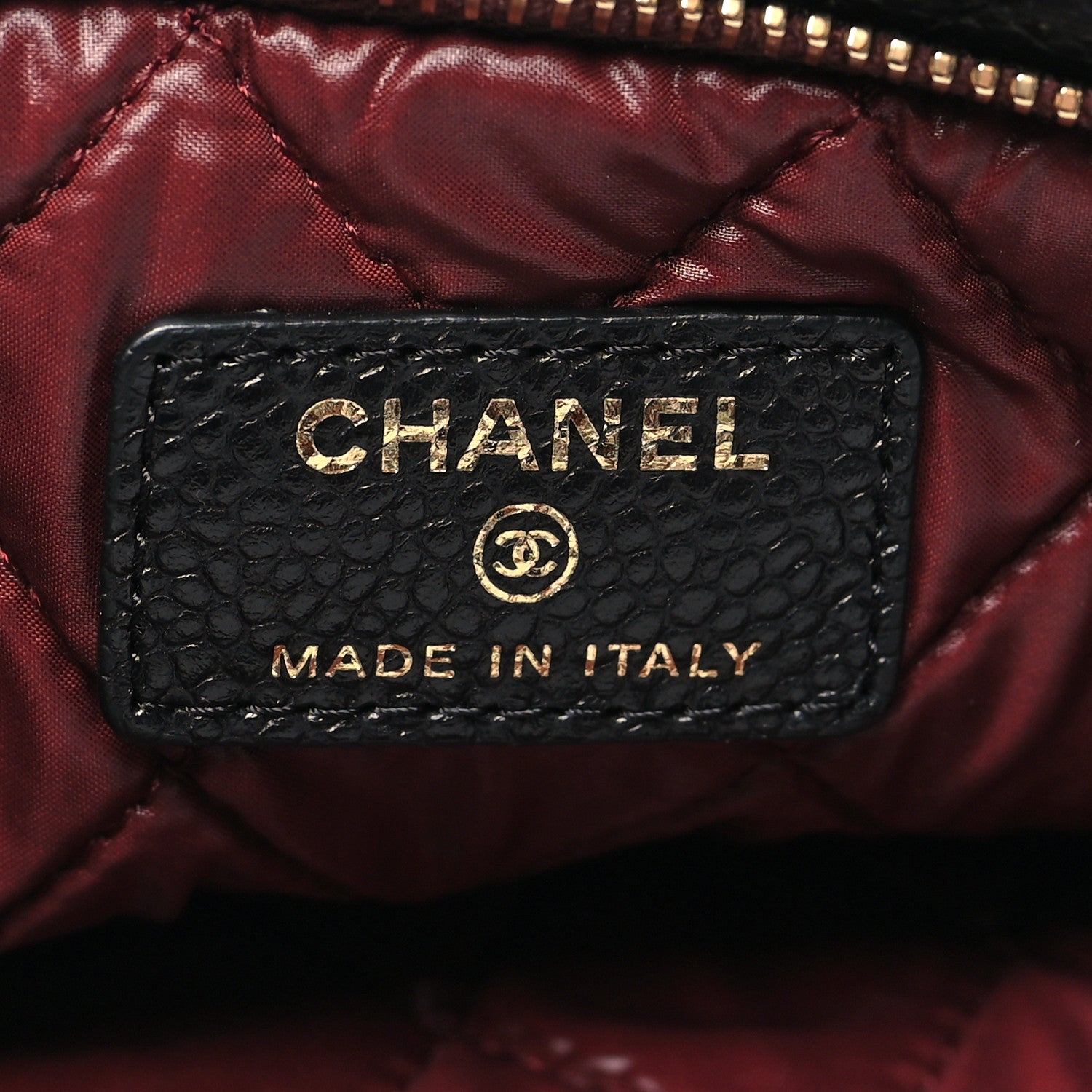 Chanel Caviar Quilted CC Beauty Clutch Black 7 of 12