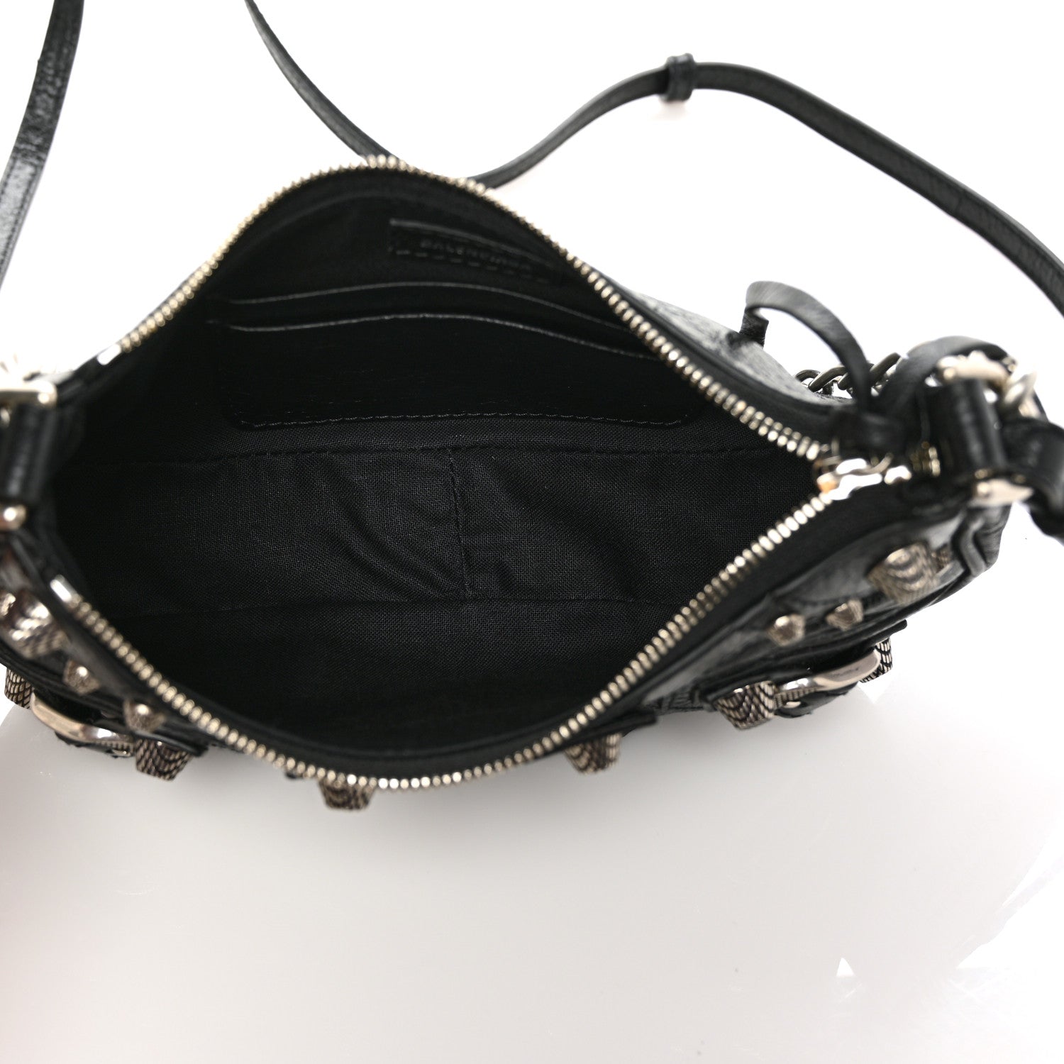Balenciaga Agneau Arena Le Cagole Mini Purse With Chain Black 5 of 8