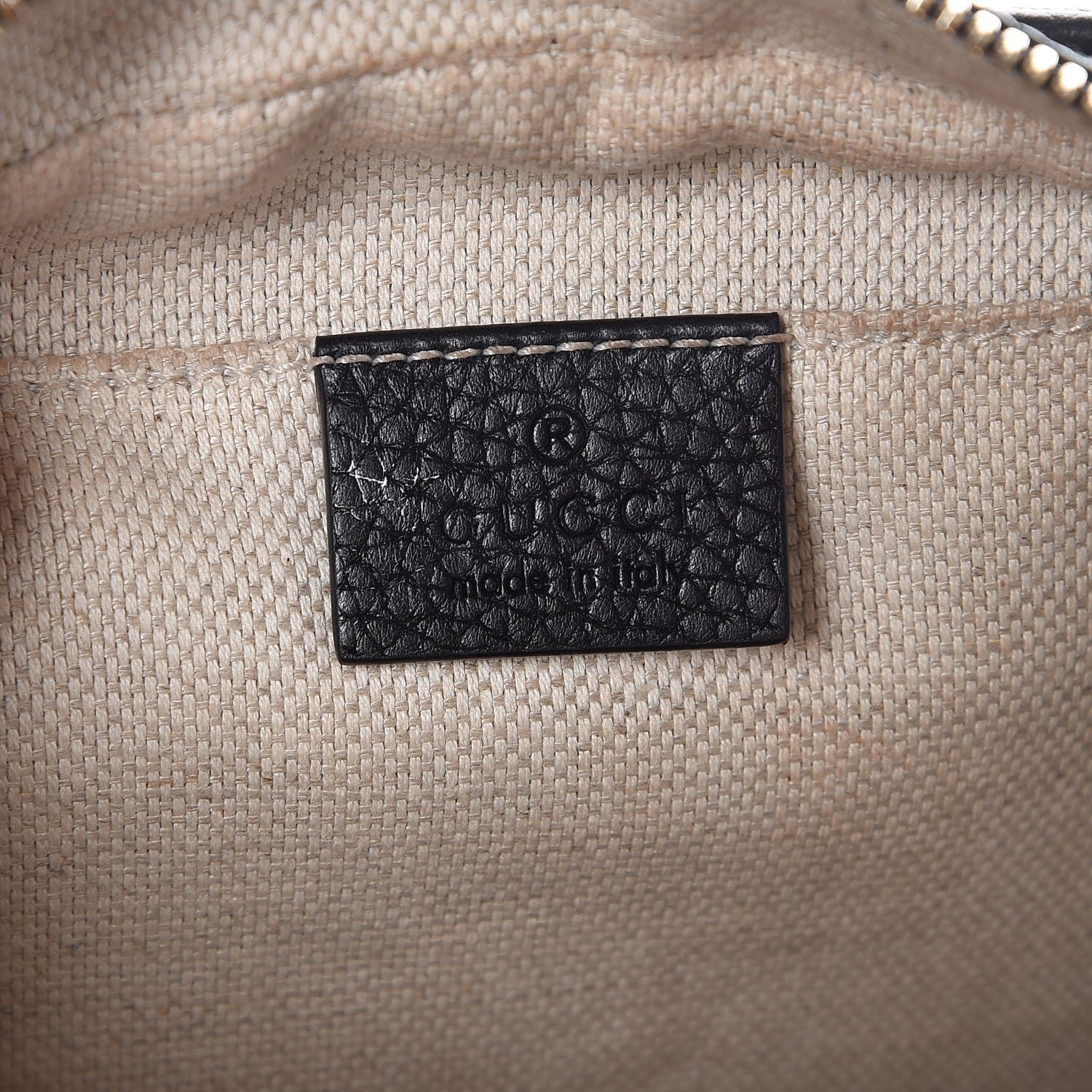 Gucci Pebbled Calfskin Small Soho Disco Bag Black 6 of 8