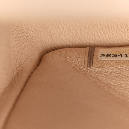 Chanel Caviar Quilted Medium Double Flap Beige 9 of 11