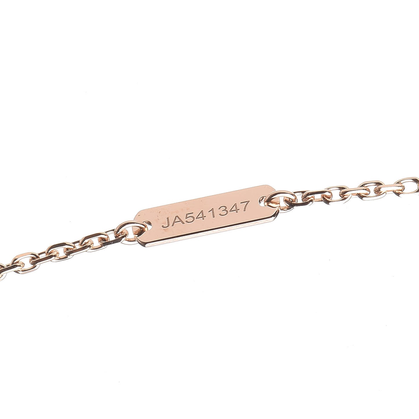 18K Rose Gold Vintage Alhambra Pendant Necklace