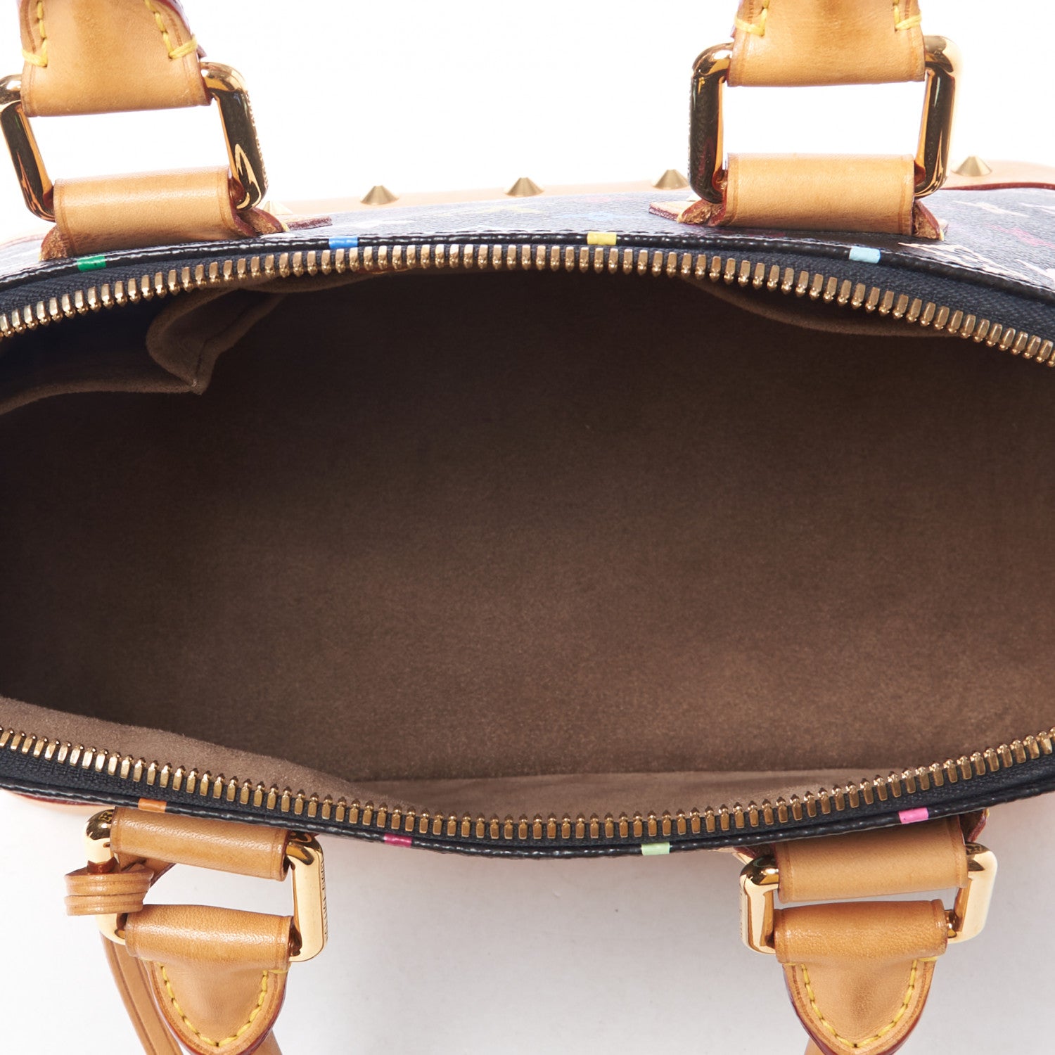 Louis Vuitton Monogram Multicolor Alma Black 6 of 7