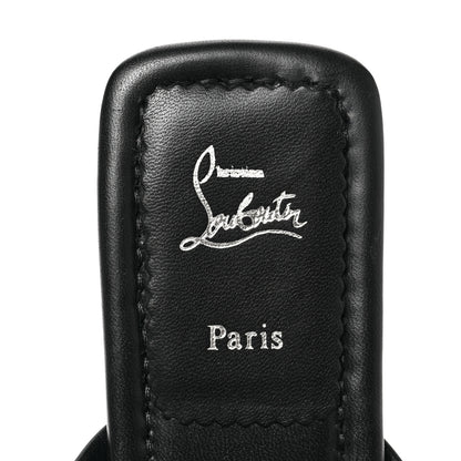 Christian Louboutin Calfskin Miss Spika Club Sandals 37.5 Black 7 of 7
