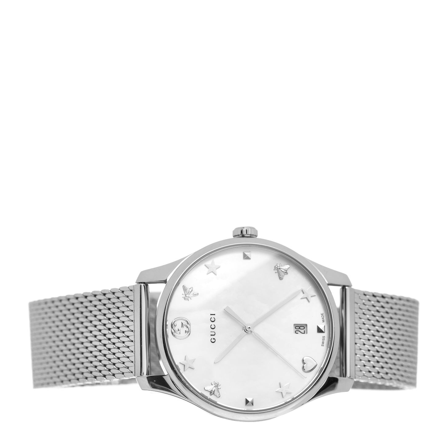Stainless Steel Mother of Pearl 36mm G-Timeless Charm Quartz Watch