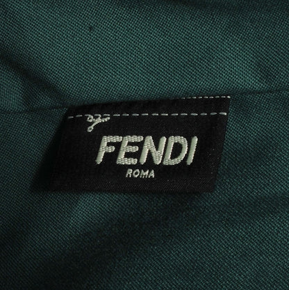 Fendi Vitello Elite Cuoio Monster Buggies Medium Roll Tote Zaffire Black Multicolor Lago 6 of 9