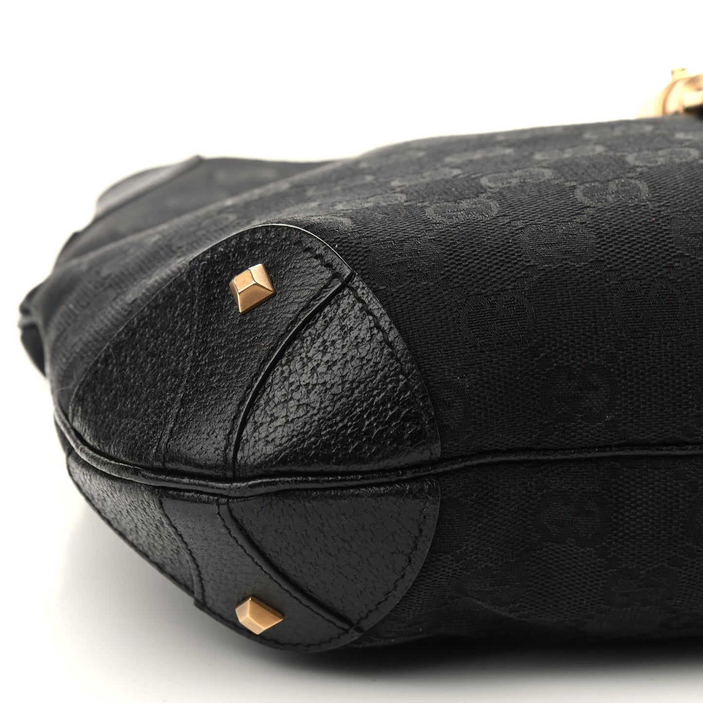 Monogram Piston Lock Jackie O Hobo Black