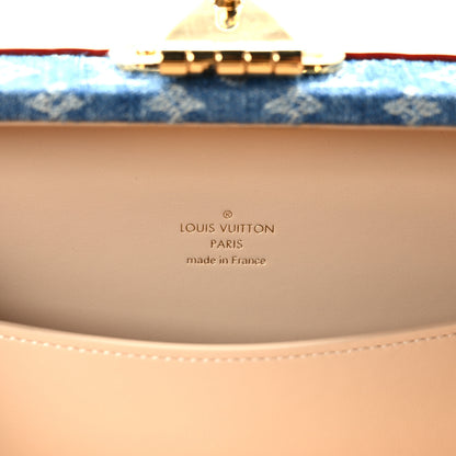 Louis Vuitton Monogram Denim Petite Valise Blue 6 of 10