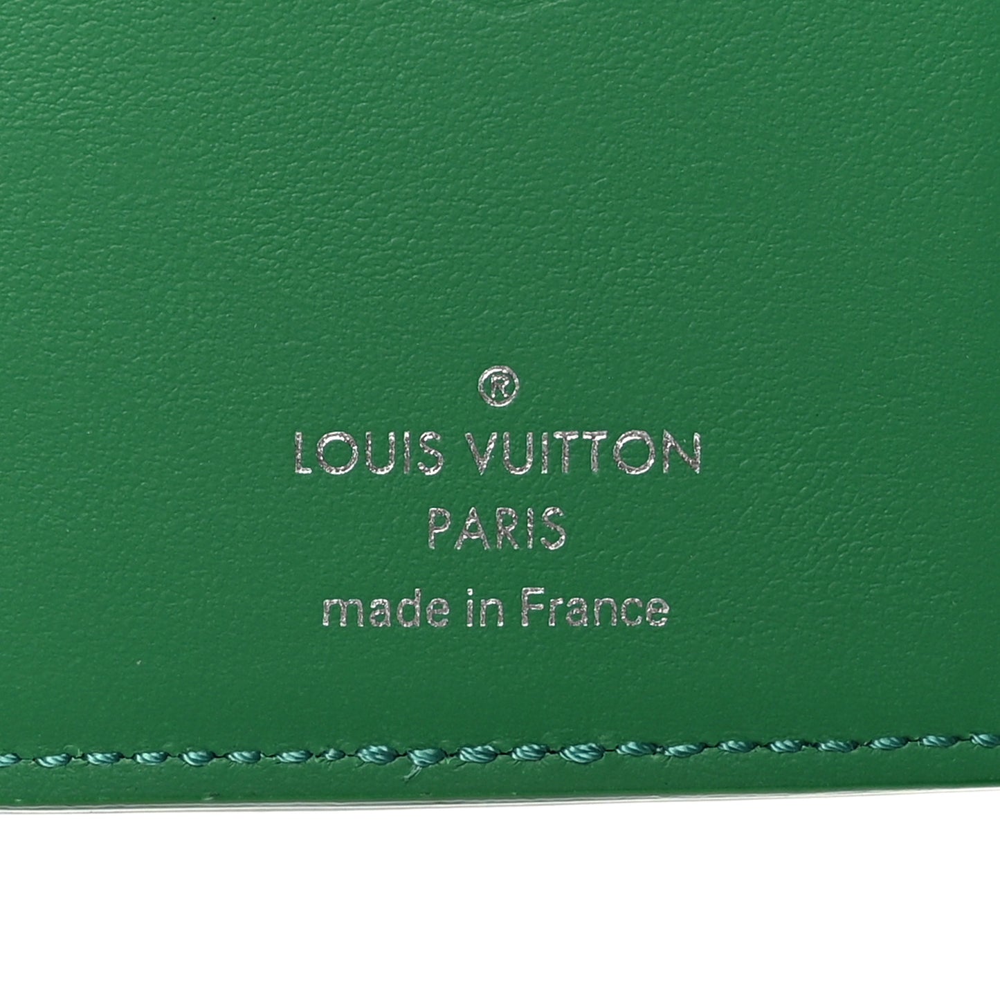 Taurillon Monogram Pocket Organizer Green