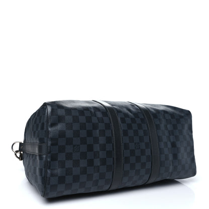 Louis Vuitton Damier Cobalt Keepall Bandouliere 45 3 of 12