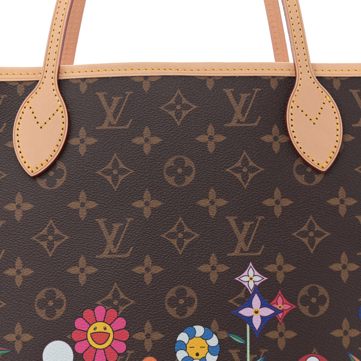 LV X TM Monogram Flowers Neverfull MM