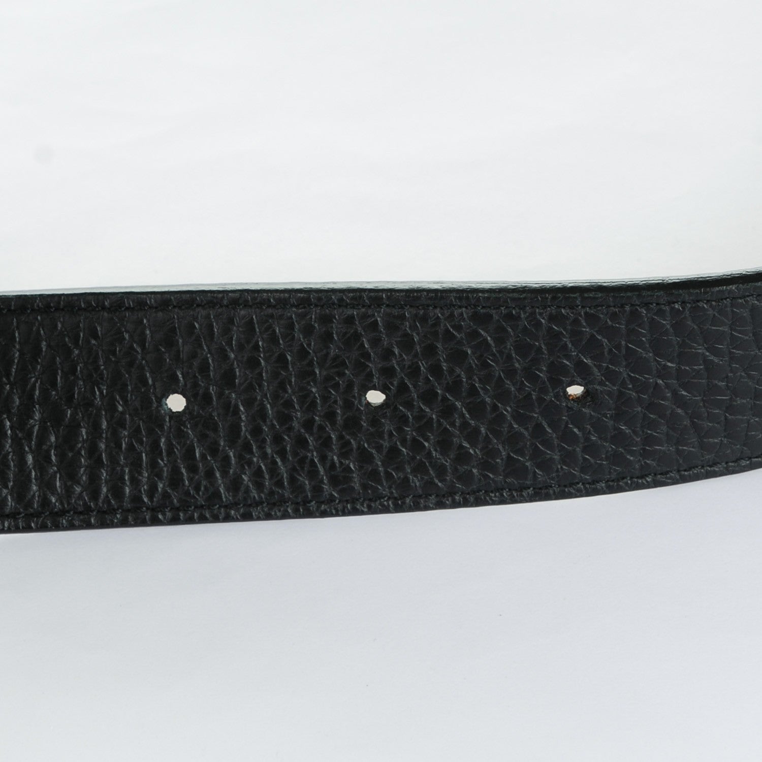 Louis Vuitton Taurillon Calfskin 30mm LV Initiales Reversible Belt 90 36 Black 5 of 5