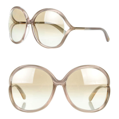 Tom Ford Rhi Oversized Round Sunglasses TF252 Pink 1 of 5
