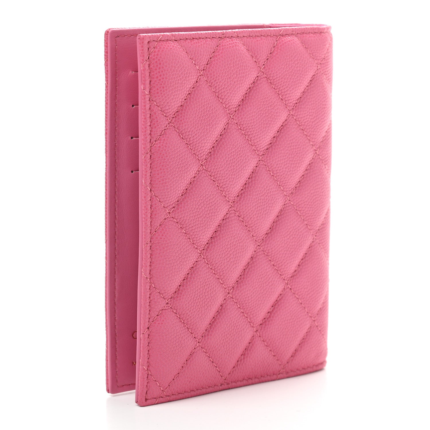 Chanel Caviar Quilted Passport Holder Pink 3 of 7