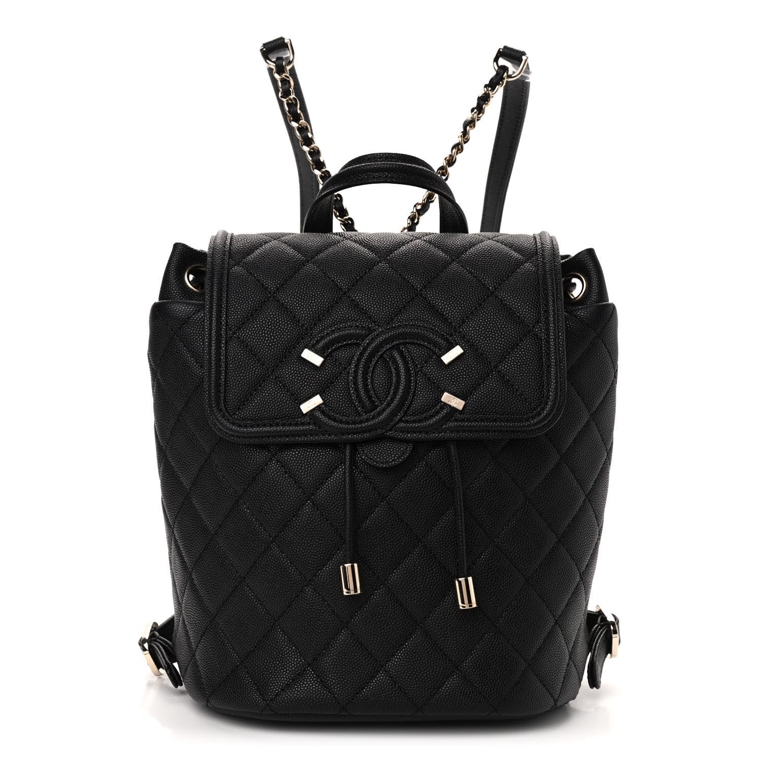 Chanel Caviar Quilted Small Filigree Backpack Black 1 of 9