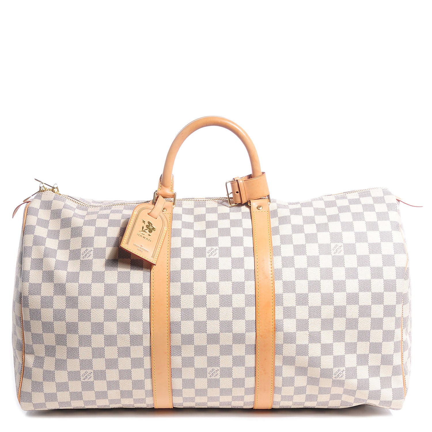 Louis Vuitton Damier Azur Keepall 50 1 of 8