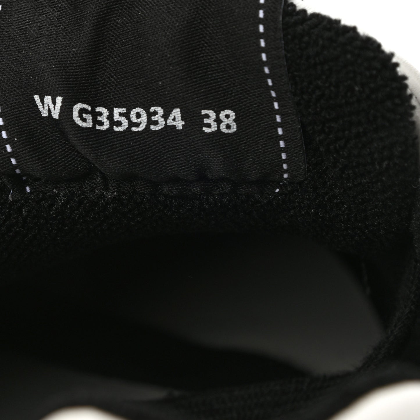 Calfskin Womens Logo Sneakers 38 Black White