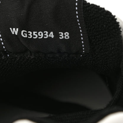 Chanel Calfskin Womens Logo Sneakers 38 Black White 8 of 8