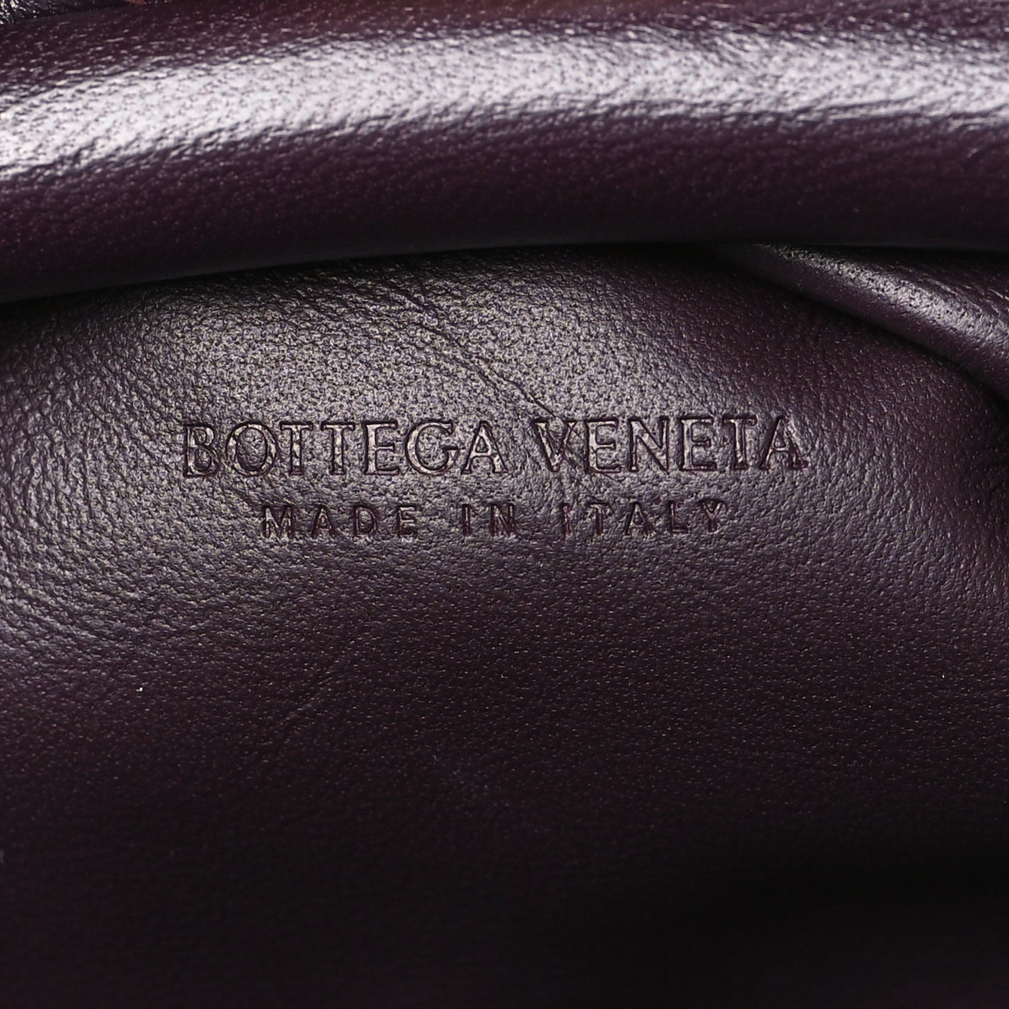 Nappa Intrecciato The Mini Pouch Grape