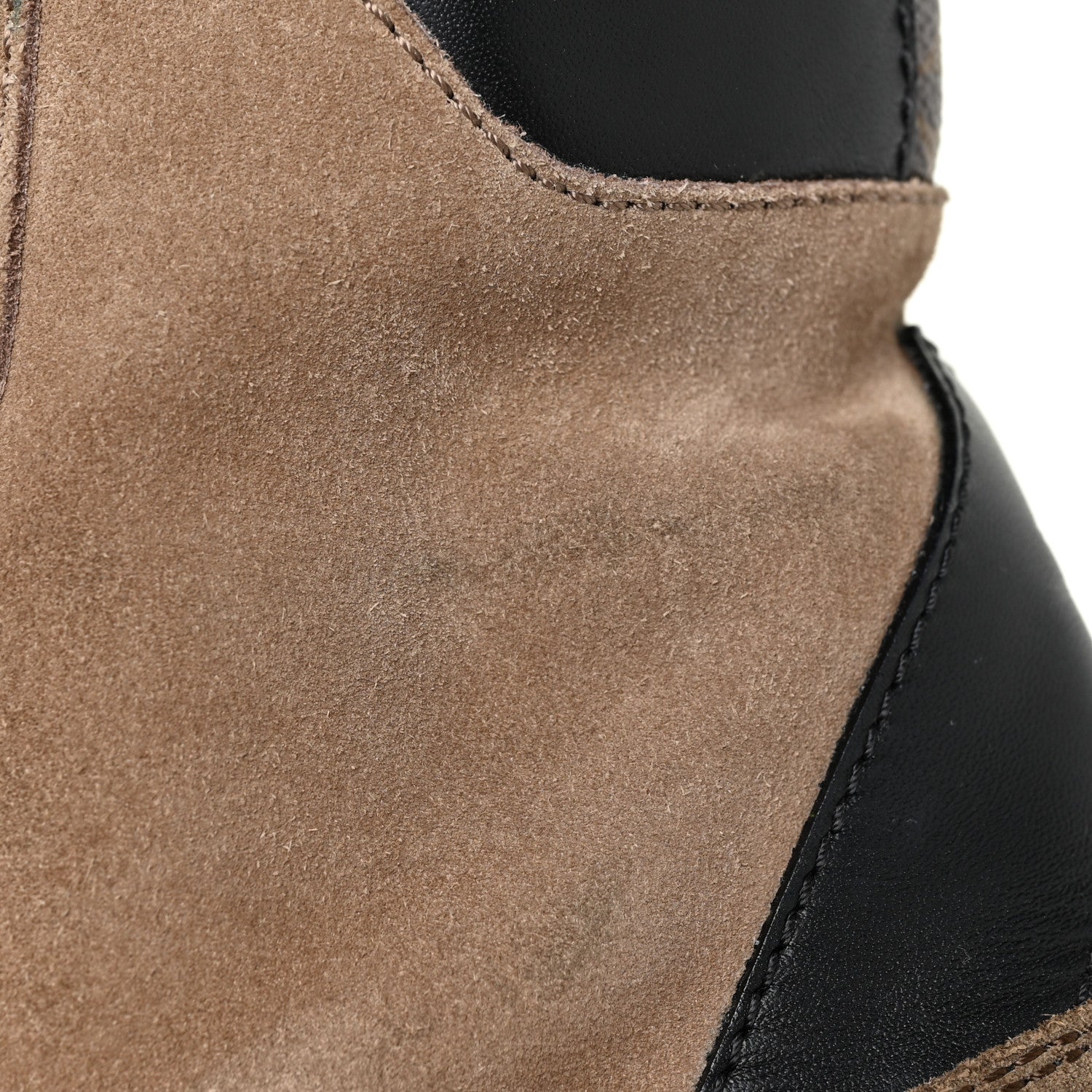 Louis Vuitton Suede Calfskin Monogram Laureate Platform Desert Boots 38.5 Taupe 18 of 18