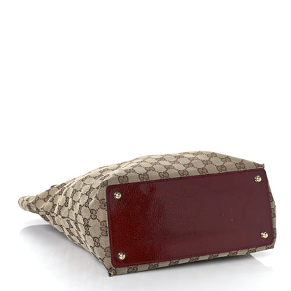 Gucci Monogram Large Eclipse Tote Red 4 of 12