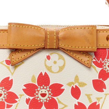 Louis Vuitton Monogram Cherry Blossom Pochette Accessories Red 8 of 10