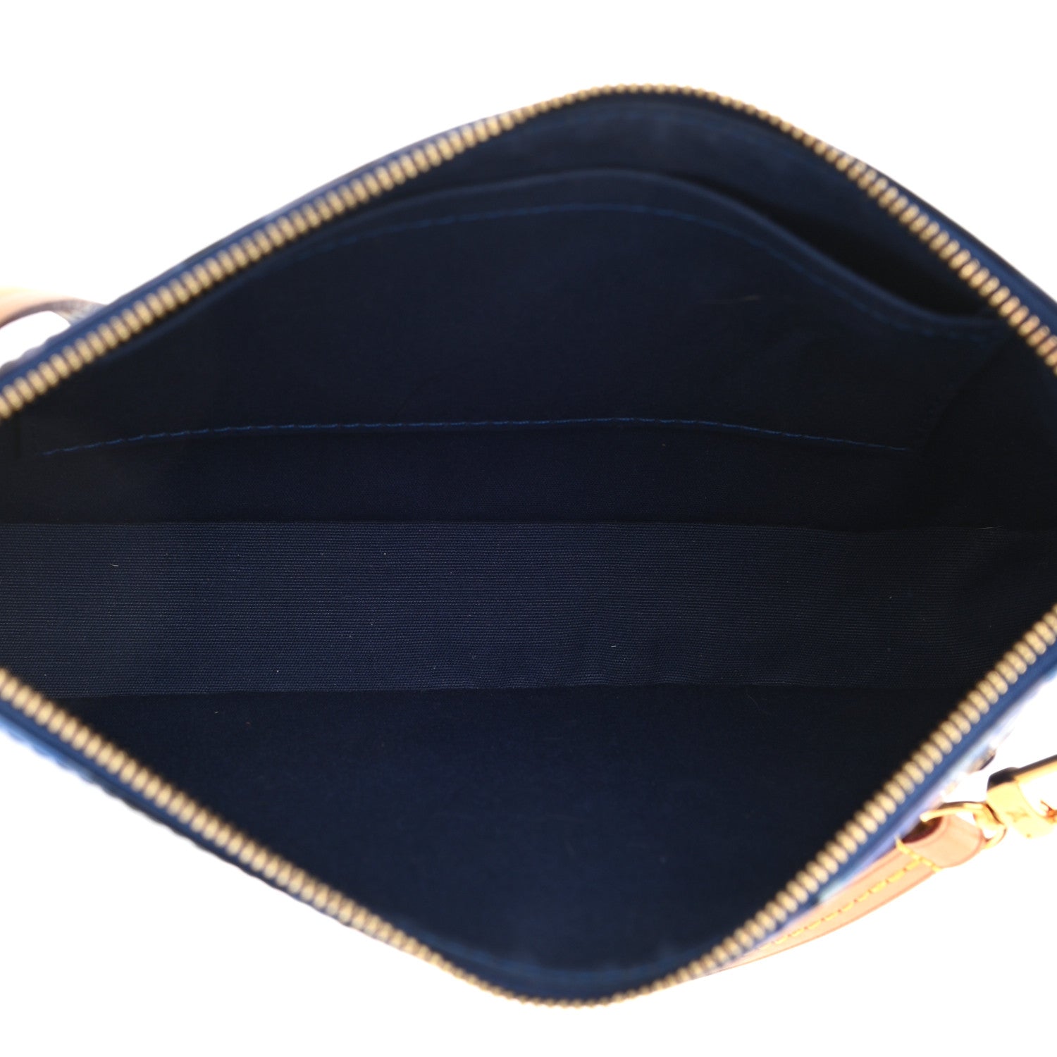Louis Vuitton Vernis Ikat Pochette Accessories NM Grand Blue 6 of 11