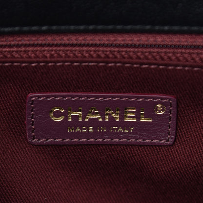 Chanel Caviar Quilted Medium Coco Handle Flap Black 6 of 10