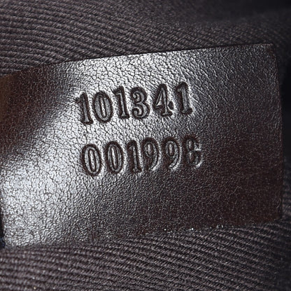 Gucci Denim Monogram Tote Dark Brown 8 of 8